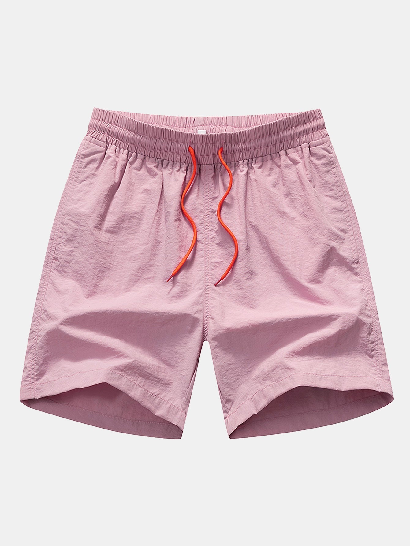 Beachwear Set with Palm Tree Flamingo Print – Lightweight Polyester Shirt and Nylon Swim Shorts 5