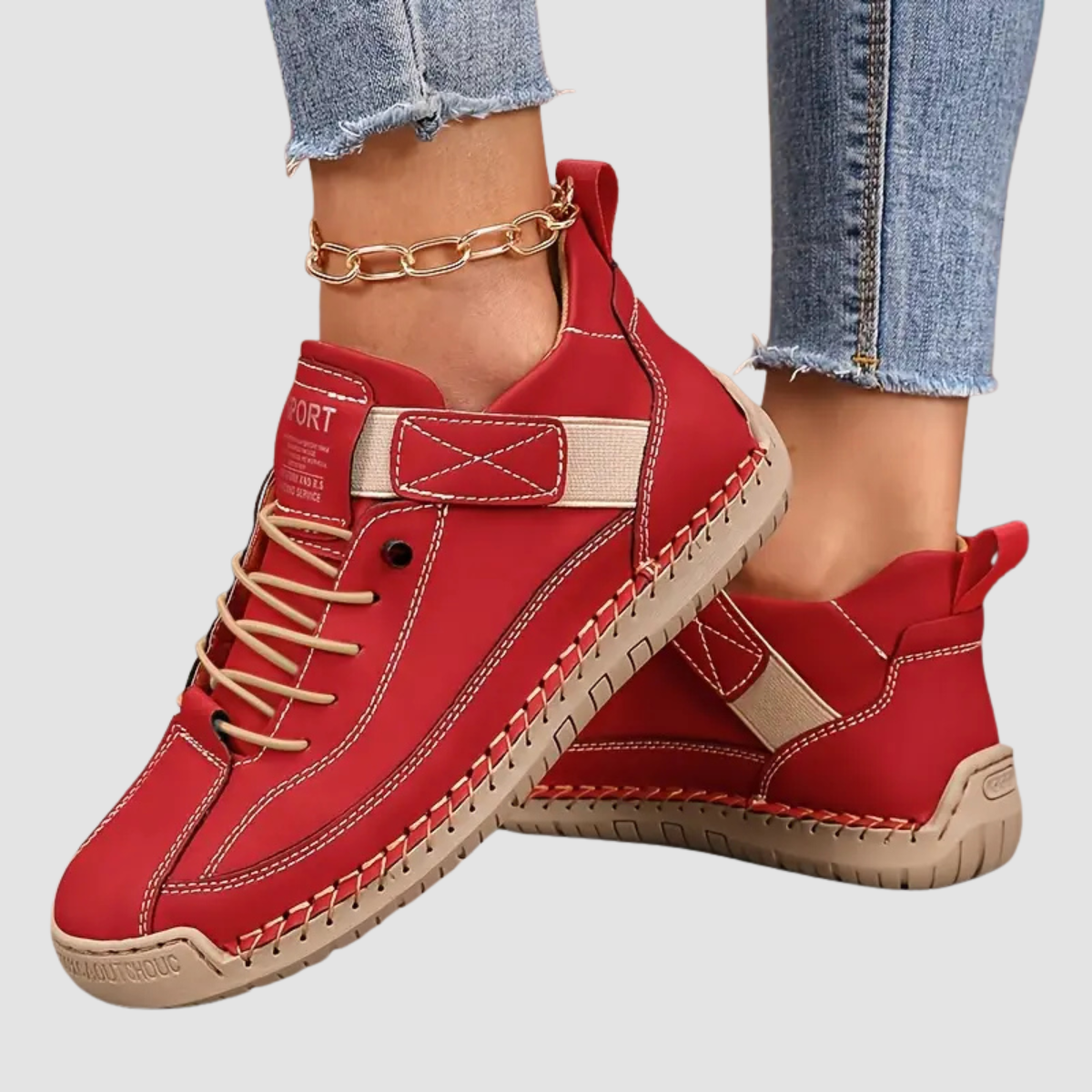 Comfort Support Sneakers with Breathable Leather and Shock Absorption – Easy On/Off Design 10