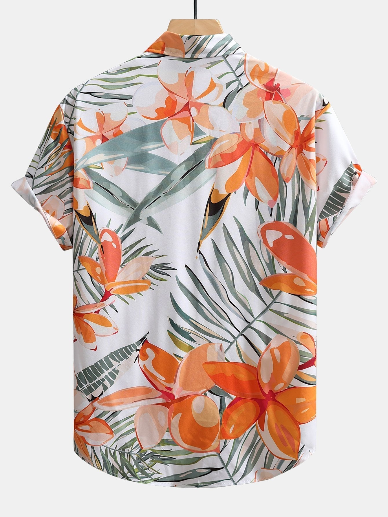 Floral Print Shirt and Swim Shorts Set – Comfortable Regular Fit – 100% Polyester and Nylon 7