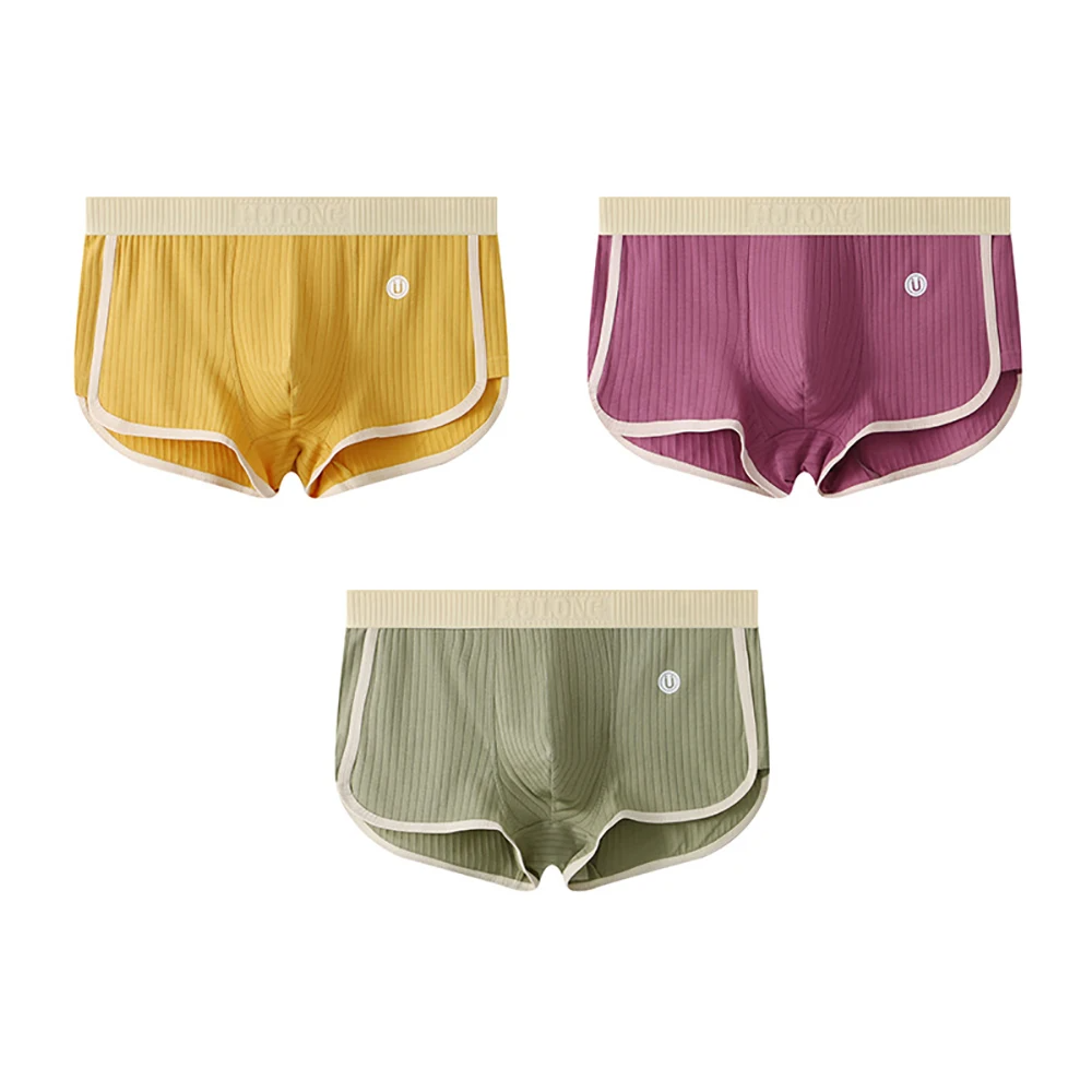 Men's Briefs with U-Shaped Pouch Support and Breathable Mesh – 3-Pack Ultra-Soft Cotton Underwear 2