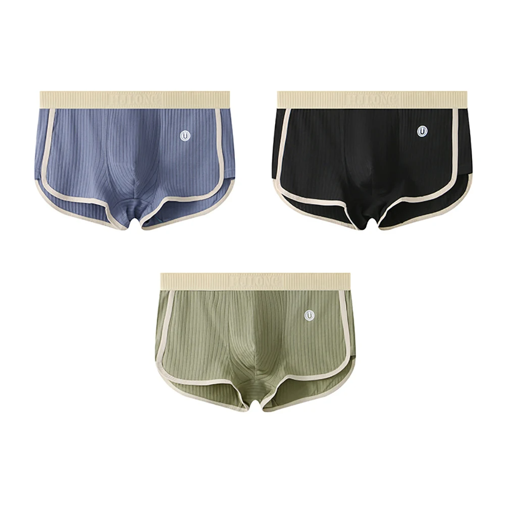 Men's Briefs with U-Shaped Pouch Support and Breathable Mesh – 3-Pack Ultra-Soft Cotton Underwear 4