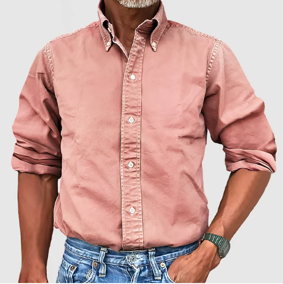 Men's Button-Down Dress Shirt with Comfortable Fit – Classic Style for Office and Casual Wear 6