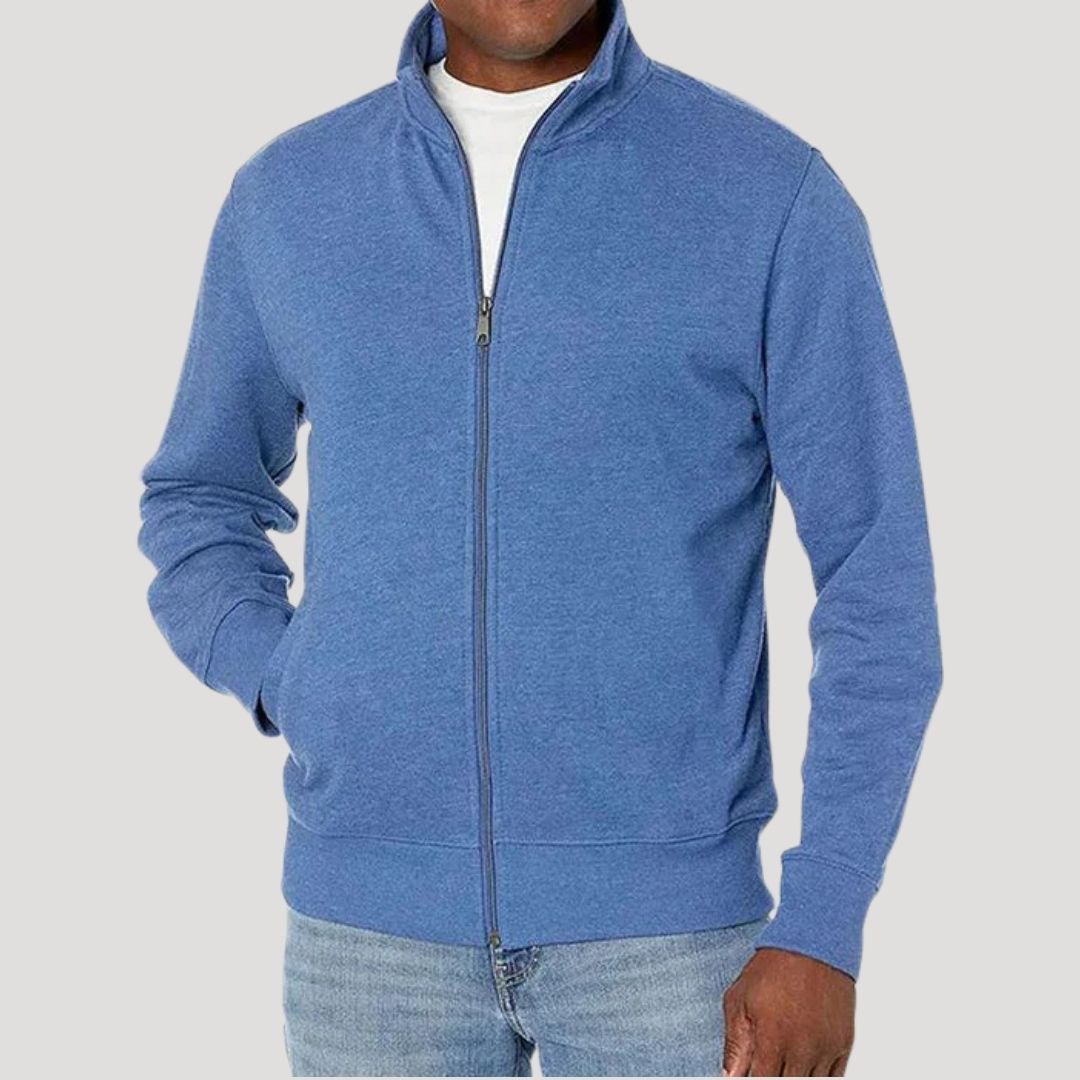 Men's Jacket with Zipper - Lightweight Casual Design for Spring - Versatile Comfort Fit 8