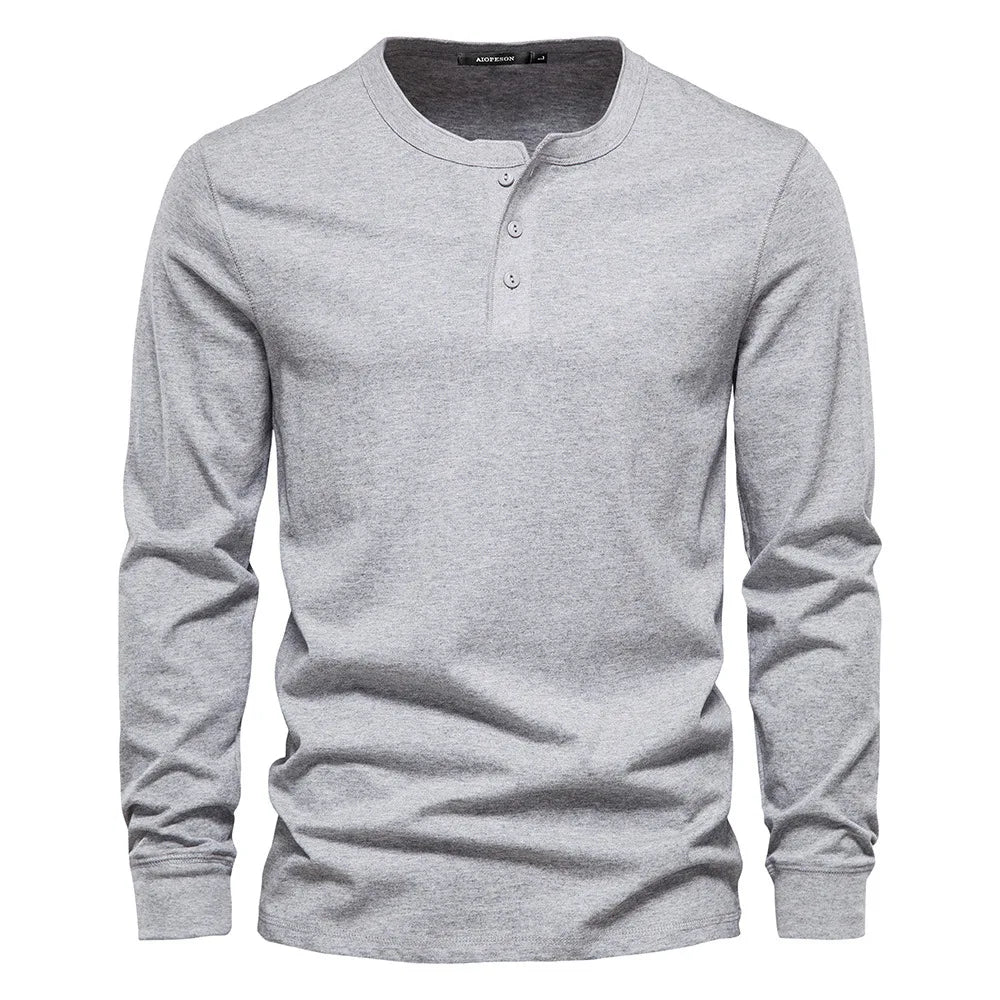 Men's Long Sleeve Button-Up Shirt with Comfortable Fit – Casual Style for Everyday Wear 2