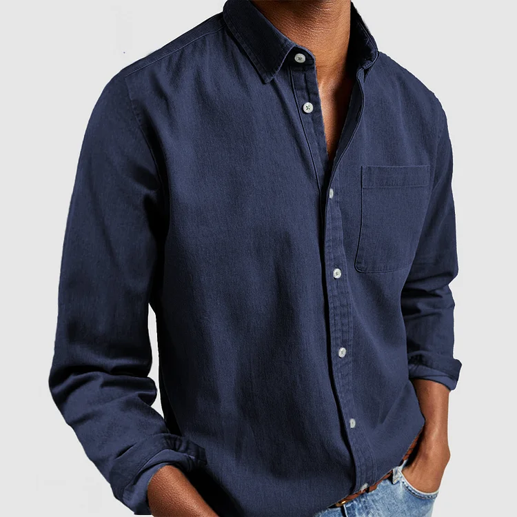 Men's Shirt with Breathable Fabric for Smart-Casual Wear – Timeless Design, Easy Care 0