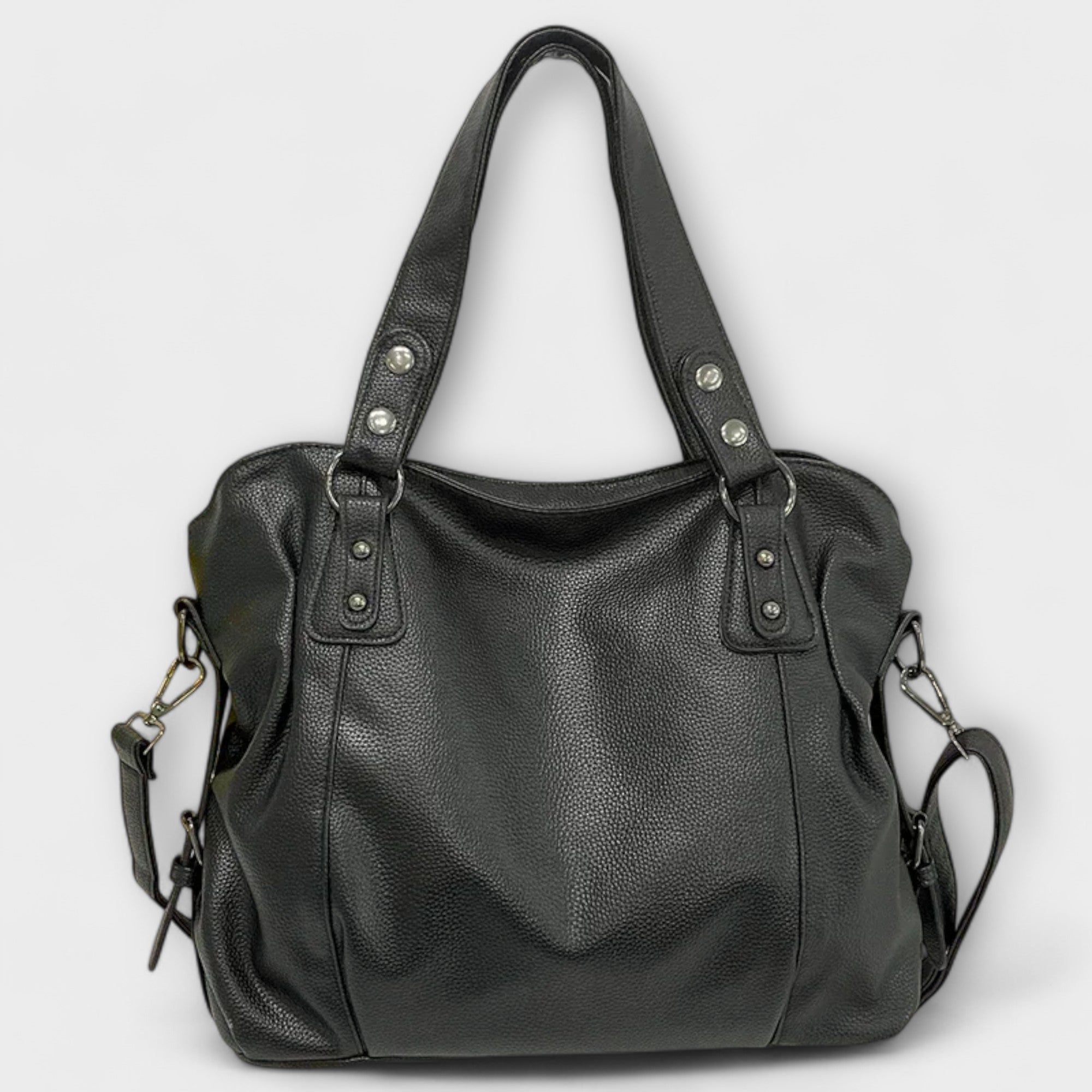 Vegan Leather Shoulder Bag with Adjustable Strap – Large Capacity Women's Tote for Everyday Use 6