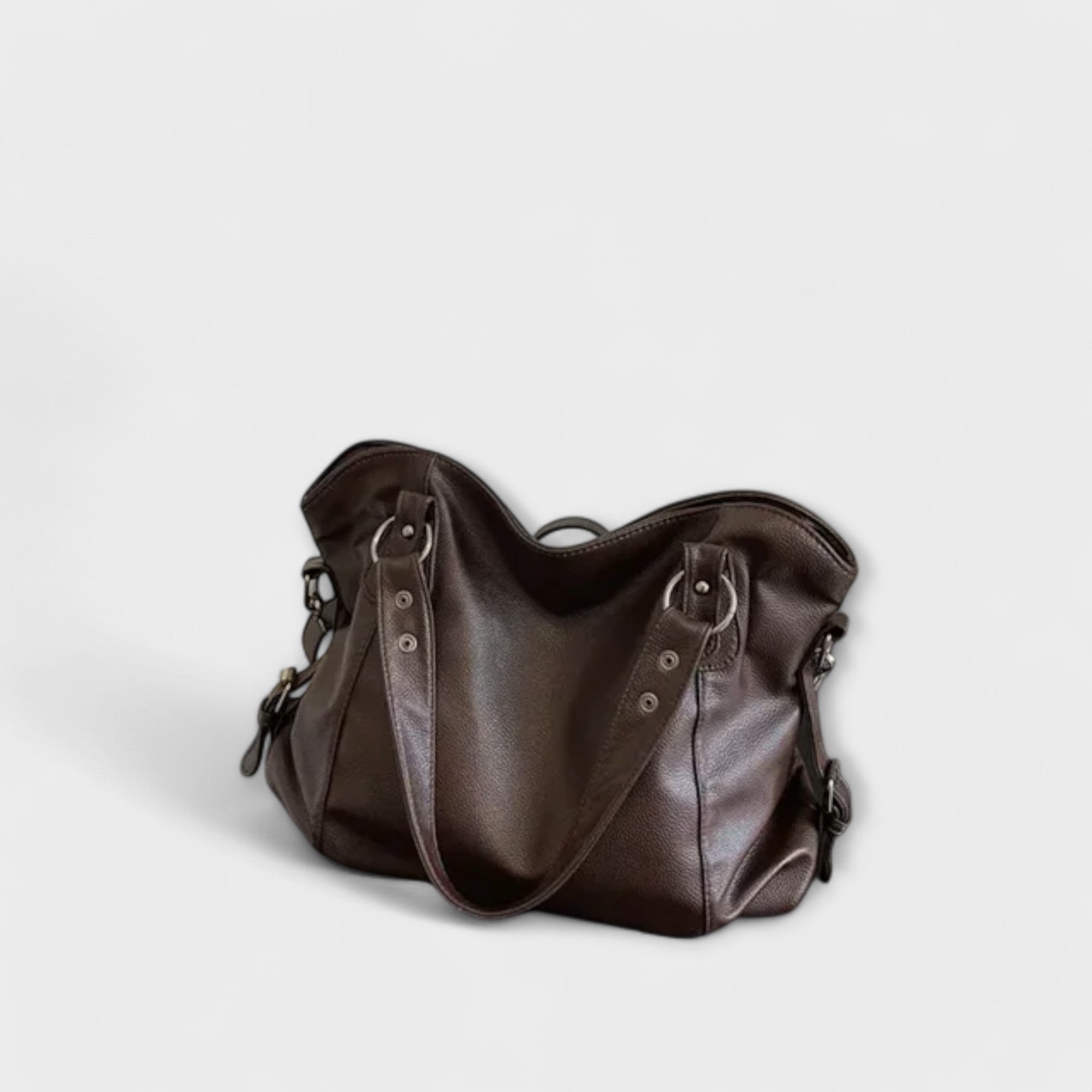 Vegan Leather Shoulder Bag with Adjustable Strap – Large Capacity Women's Tote for Everyday Use 8