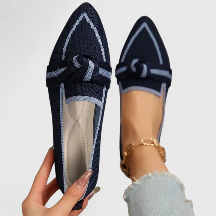 Women's Orthopedic Loafers with Pointed Toe and Button Detail – Comfortable Slip-On Summer Footwear 4