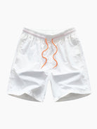 Beachwear Set with Palm Tree Flamingo Print – Lightweight Polyester Shirt and Nylon Swim Shorts 7