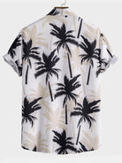 Beachwear Set with Unique Palm Tree Print – Comfortable Regular Fit – 100% Polyester Shirt and 100% Nylon Swim Shorts 5