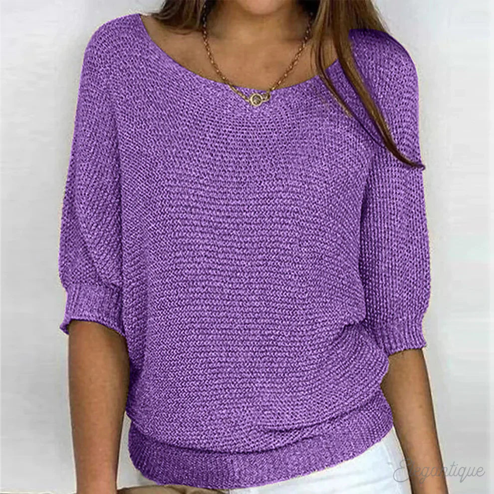 Cable Knit Sweater for Women with Soft Knit Fabric – Elegant Versatile Design for All Seasons 7