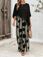 Elegant Two-Piece Set with Elastic Waistband – Comfortable Matching Set for Women in Soft Breathable Fabric 1