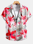 Floral Print Shirt and Swim Shorts Set – Comfortable Regular Fit – 100% Polyester and Nylon 8