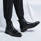 Genuine Leather Chelsea Boots for Men and Women – Timeless Comfort – Black Classic Design 2