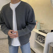 Knitted Men's Cardigan with Zipper