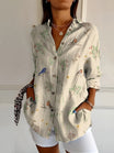 Ladies Floral Blouse with Button Front – Airy Summer Style 4