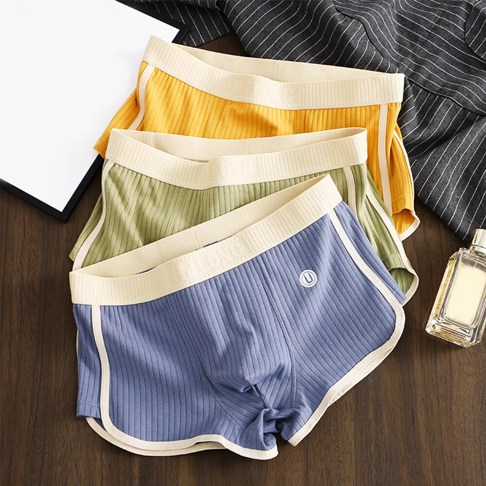 Men's Briefs with U-Shaped Pouch Support and Breathable Mesh – 3-Pack Ultra-Soft Cotton Underwear 0