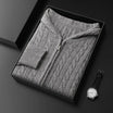 Men's Cable Knit Cardigan with Hood
