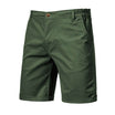 Men’s Chino Shorts with Button Closure and Side Pockets