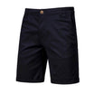 Men’s Chino Shorts with Button Closure and Side Pockets