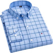 Men’s Cotton Checked Shirt with Long Sleeves