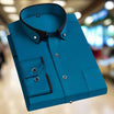 Men's Dress Shirt with Timeless Design and Comfortable Fit – Classic Long-Sleeve Cotton Blend Shirt 2
