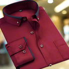 Men's Dress Shirt with Timeless Design and Comfortable Fit – Classic Long-Sleeve Cotton Blend Shirt 5