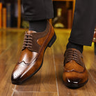 Men's Dress Shoes with Sleek Formal Design - Black Leather Comfort and Durability 2
