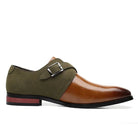 Men's Dress Shoes with Suede Detailing – Elegant Black Leather Formal Shoes 3