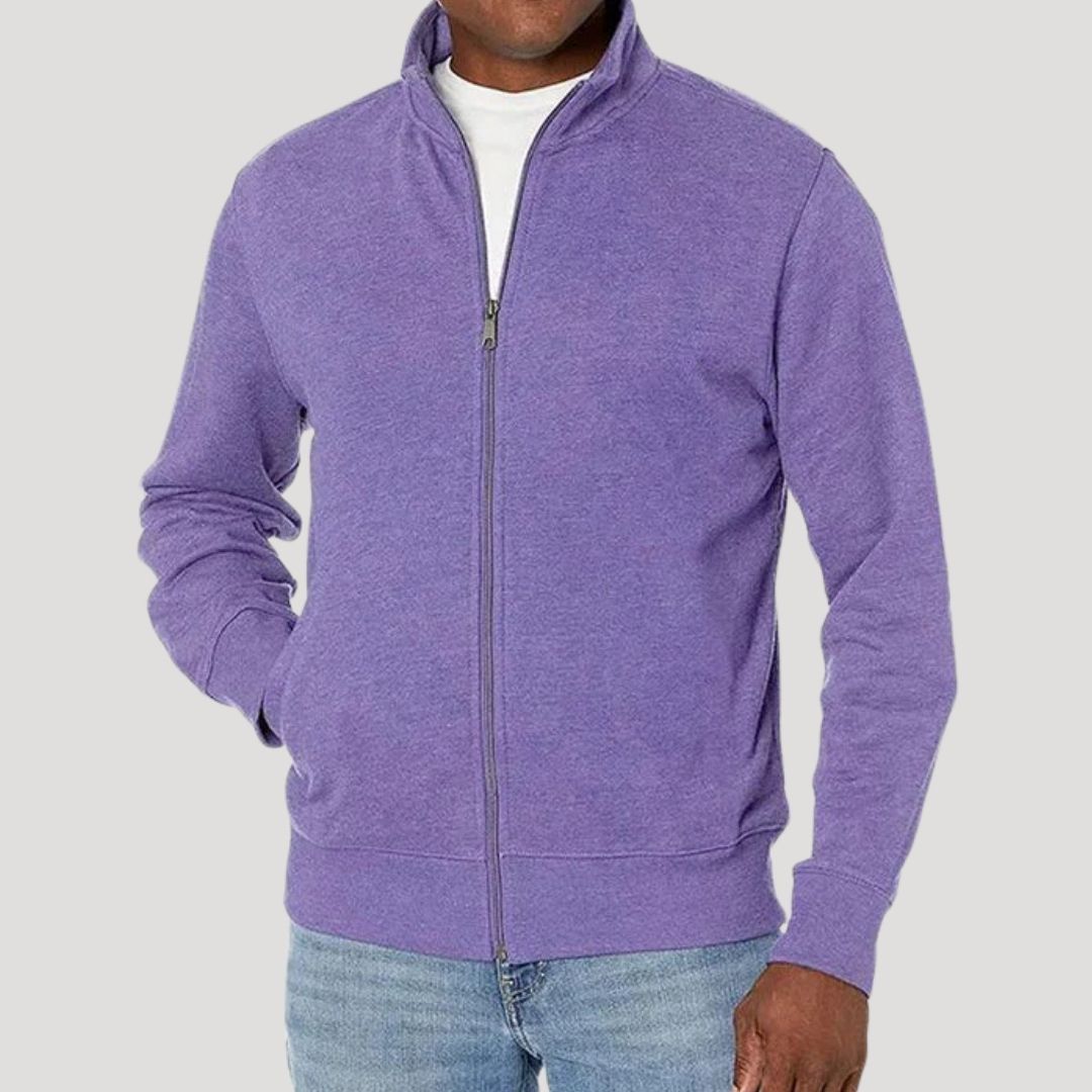 Men's Jacket with Zipper - Lightweight Casual Design for Spring - Versatile Comfort Fit 7