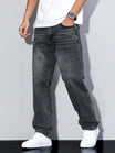 Men’s Jeans with Button Closure and Belt Loops