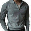 Men’s Jumper with Quarter Zip and Collar