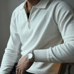 Men’s Jumper with Quarter Zip and Collar