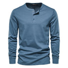 Men's Long Sleeve Button-Up Shirt with Comfortable Fit – Casual Style for Everyday Wear 1