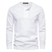 Men's Long Sleeve Button-Up Shirt with Comfortable Fit – Casual Style for Everyday Wear 4