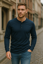 Men's Long Sleeve Button-Up Shirt with Comfortable Fit – Casual Style for Everyday Wear 8