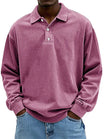 Men's Long Sleeve Polo Shirt with Classic Collar – Casual Fit for Everyday Wear 4