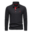 Men’s Long Sleeve Polo with Button Closure