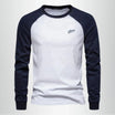 Men’s Long Sleeve Shirt With Contrast Sleeves