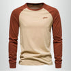 Men’s Long Sleeve Shirt With Contrast Sleeves