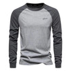 Men’s Long Sleeve Shirt With Contrast Sleeves