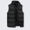 Men's puffer vest featuring quilted insulation, a modern design for layering, and durable zippers for enhanced functionality. 0