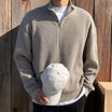 Men’s Pullover with Half-Zip Neckline