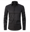 Men’s Shirt with Collar and Button Closure