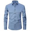 Men’s Shirt with Collar and Button Closure