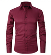 Men’s Shirt with Collar and Button Closure