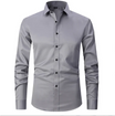 Men’s Shirt with Collar and Button Closure