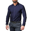 Men's Shirt with Long Sleeves and Button Closure