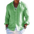 Men's Shirt with Relaxed Fit and Comfortable Material – Casual Button-Up Style 7