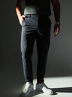 Men's Slim Fit Chino Trousers with Pockets and Belt Loops